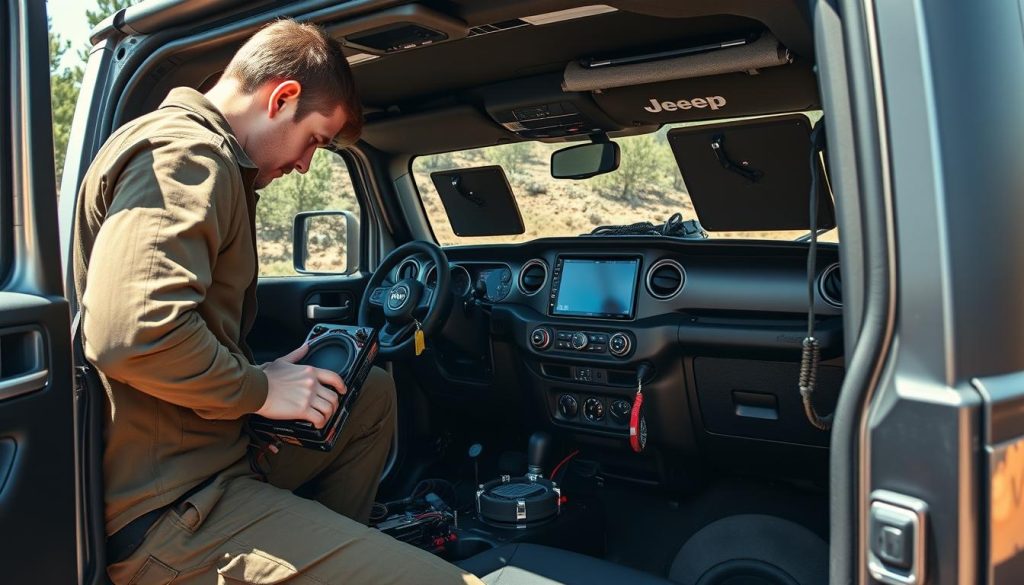 off-road audio system installation