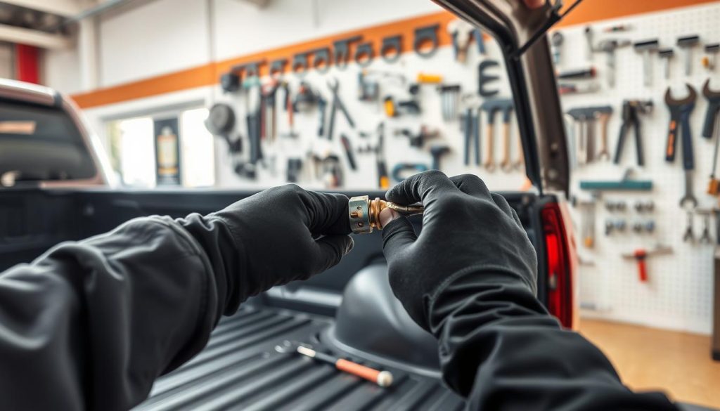 tailgate latch inspection