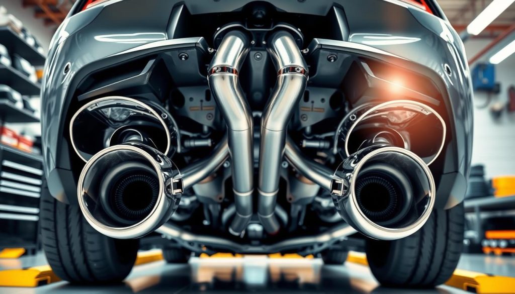 dual exhaust system configuration